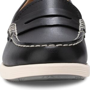 Eastland Black Leather Penny Loafers